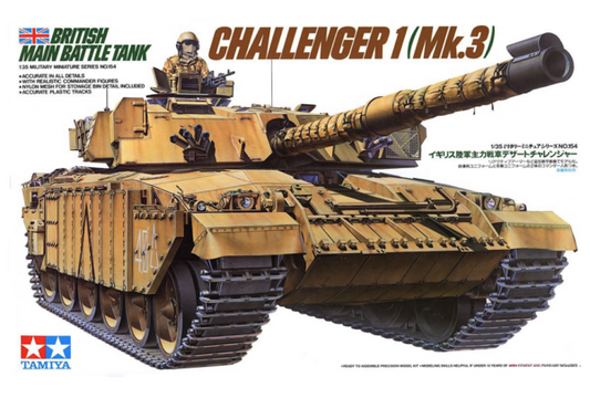 British Challenger 1 Mk.3 1/35 Scale Tamiya 35154
