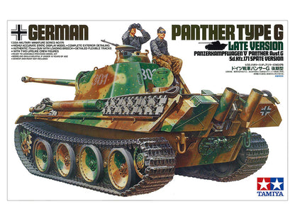 German Panther G/Late Version 1/35 Scale Tamiya 35176