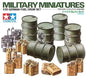 German Fuel Drum Set 1/35 Scale Tamiya 35186