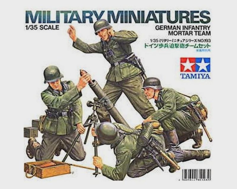 German Infantry Mortar Team 1/35 Scale Tamiya 35193
