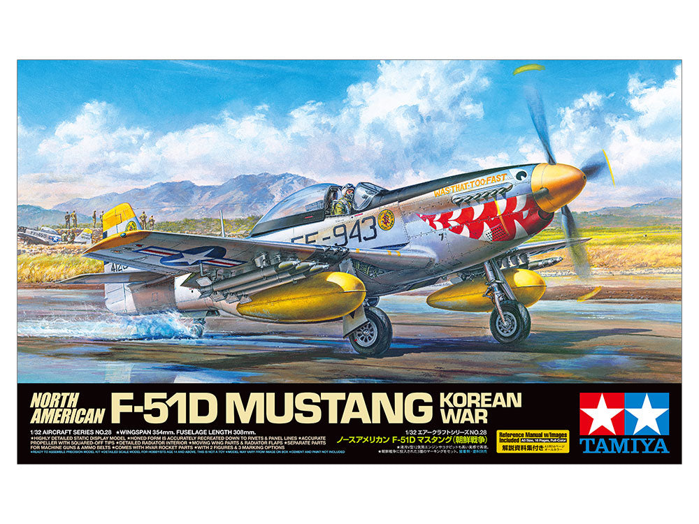 P-51D Mustang Korean War 1/32 Scale Tamiya 60328
