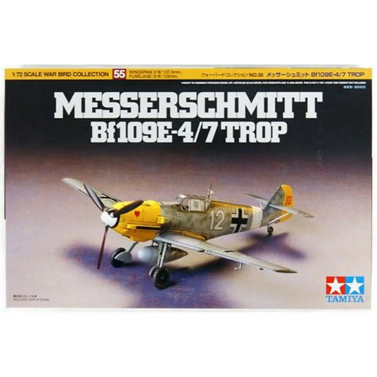 Messerschmitt Bf109E-4/7 1/72 Scale Tamiya 60755
