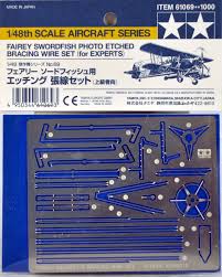Swordfish Photo Etched Wing Struts  - 1/48 Scale Tamiya 61069