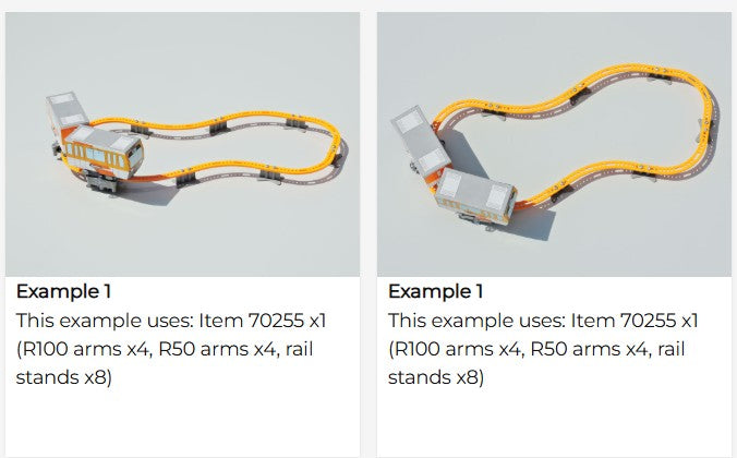 Rail Set for Monorail Train Tamiya 70255