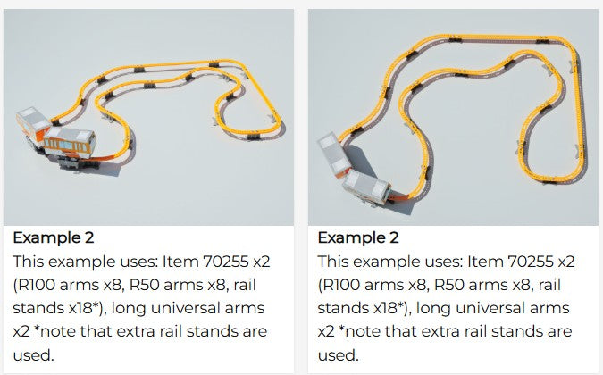 Rail Set for Monorail Train Tamiya 70255