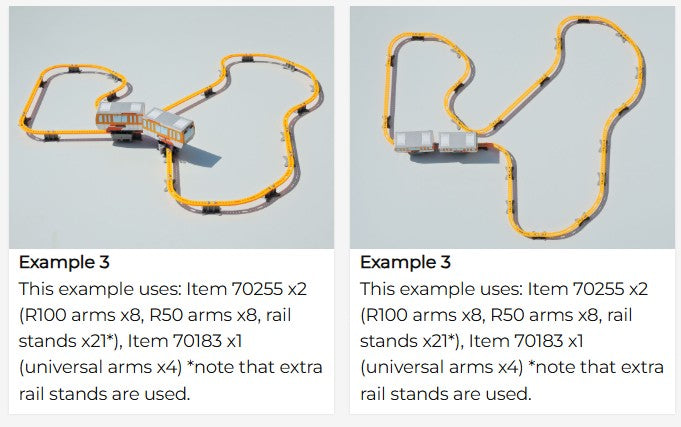 Rail Set for Monorail Train Tamiya 70255