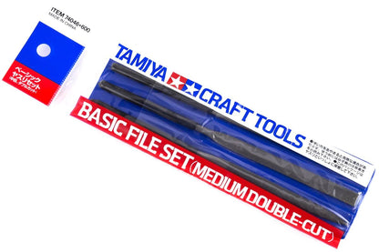 Basic File Medium Double-Cut Tamiya 74046