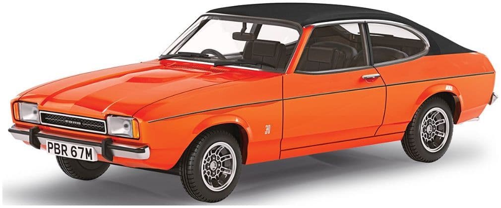 Ford Capri Mk2 3L Ghia Auto (Sebring Red) - 1/43 Scale Corgi VA15401