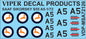 SAAF Sikorsky S.55 'A5' - 1/72 Scale Viper Decal MSA72126