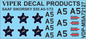 SAAF Sikorsky S.55 'A5' - 1/72 Scale Viper Decal MSA72127
