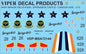 SAAF Mirage IIIEZ '819/828' Decal Sheet - 1/72 Scale Viper Decals MSA72144