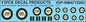 Rhodesian Air Force National Markings Set B - 1/72 Scale Viper Decal Products NMAF72002