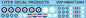 Royal Rhodesian Air Force National Markings 1953-63 - 1/72 Scale Viper Decal Products NMAF72004