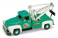 Ford F100 Pick-up Tow Truck Green 1956 - 1/18 Scale Welly 19834GN