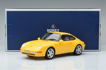 PORSCHE 911 CARRERA YELLOW 1994 1/18 Scale NOREV MTDNOR187596