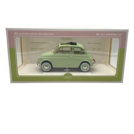 FIAT 500 L LIGHT GREEN/BIRTH PACK 1968 1/18 Scale NOREV MTDNOR187773