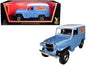 Willys Jeep Station Wagon (Silver Blue) 1955 - 1/18 Scale Yat Ming YAT92858SL/BLUE