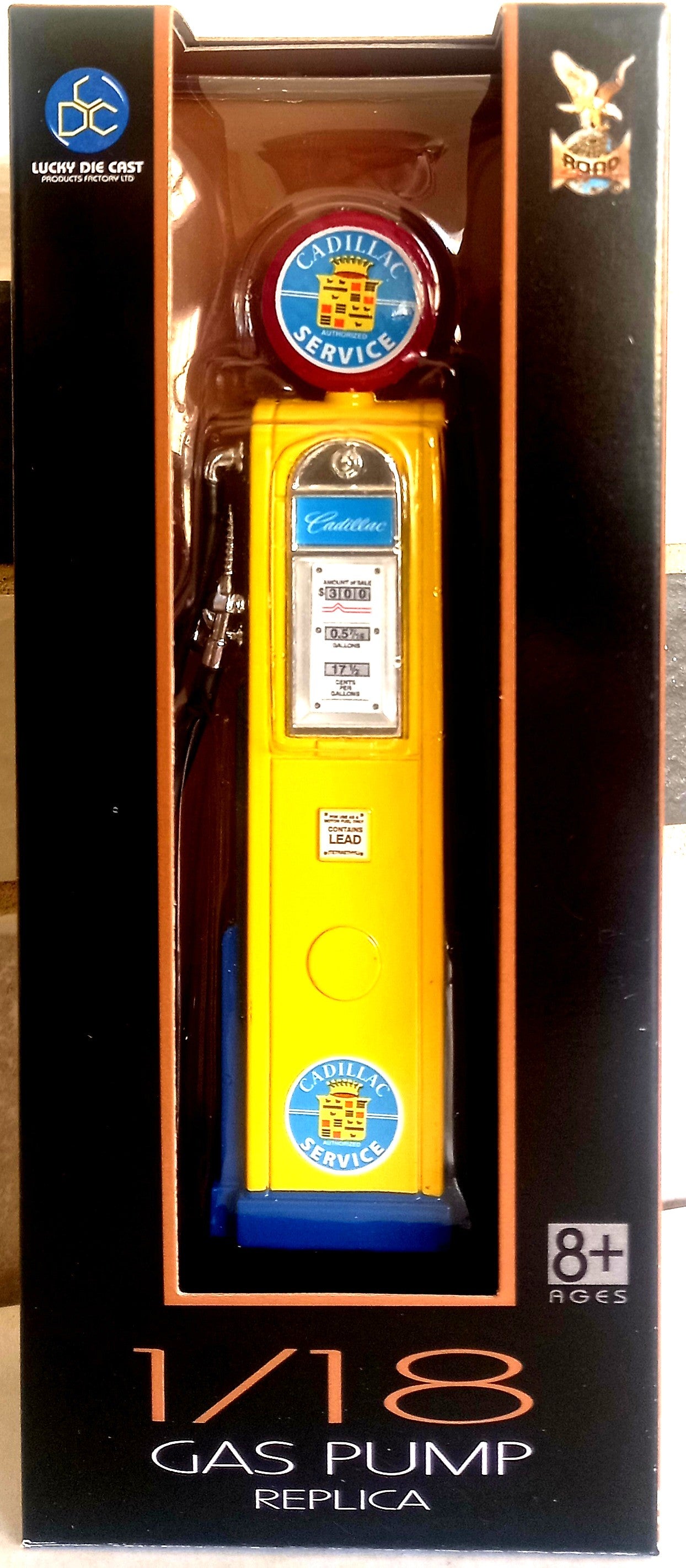 Cadillac Gas Pump (Rectangular) - 1/18 Scale Yat Ming YAT98691