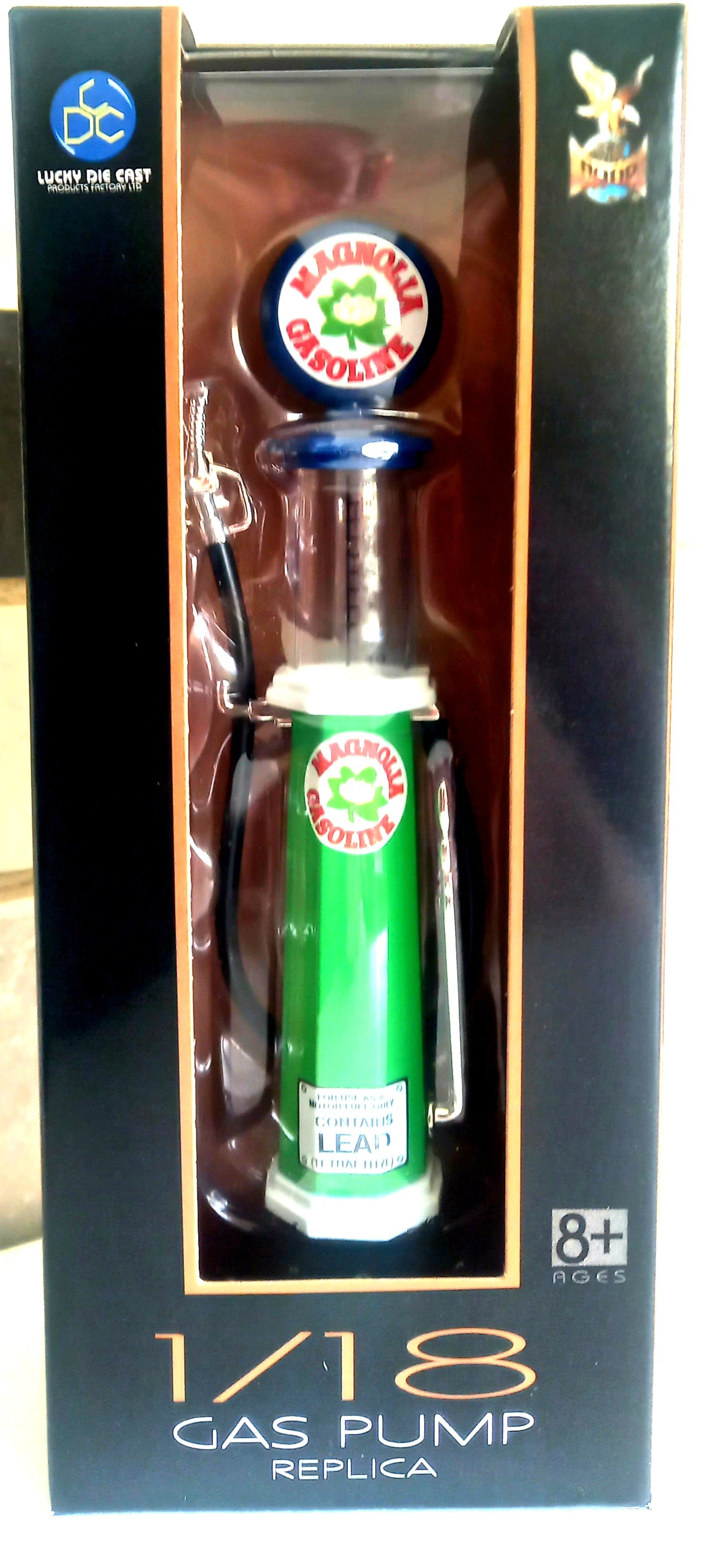 Magnolia Gas Pump (Round) - 1/18 Scale Yat Ming YAT98742