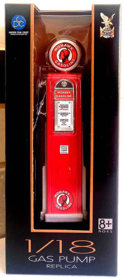 Mohawk Gas Pump (Rectangular) - 1/18 Scale Yat Ming YAT98771