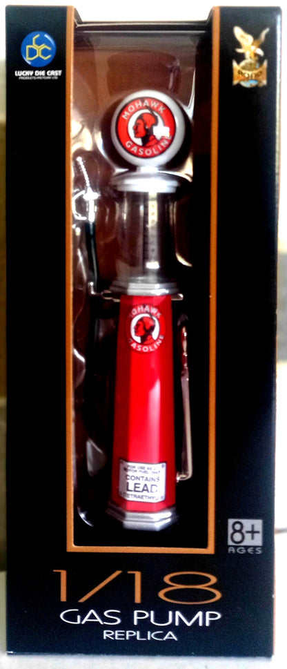 Mohawk Gas Pump (Round) - 1/18 Scale Yat Ming YAT98772