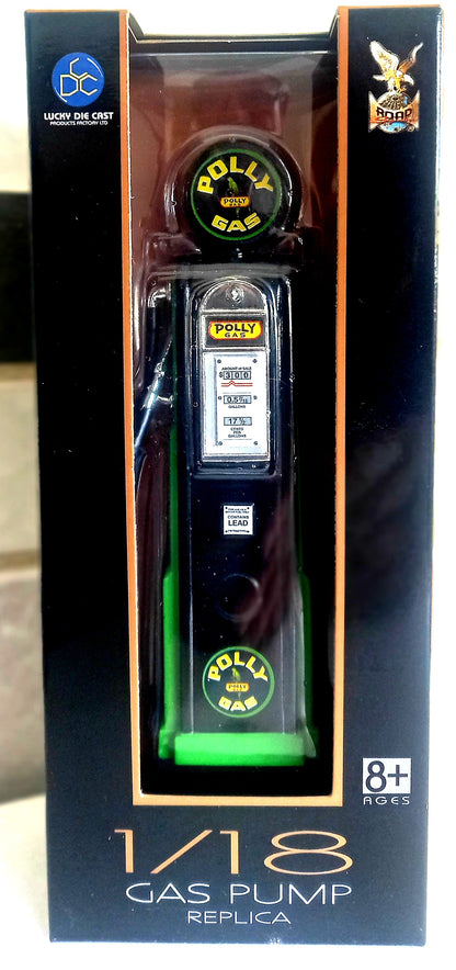 Polly Gas Pump (Rectangular) - 1/18 Scale Yat Ming YAT98781
