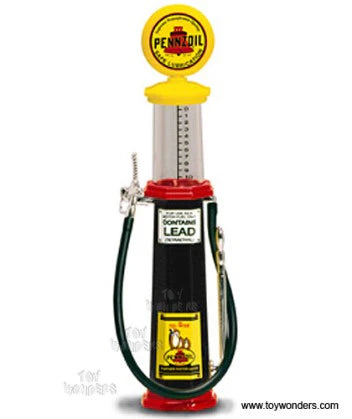 Pennzoil Gas Pump (Round) - 1/18 Scale Yat Ming YAT98792