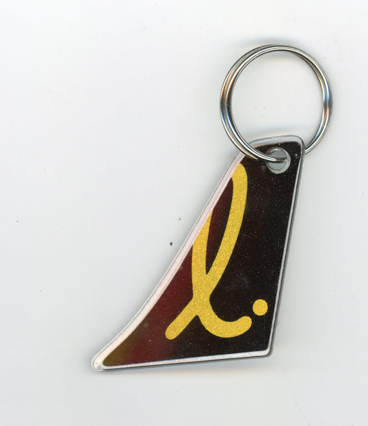 LIft Tail Key Ring (Black) - YKR34