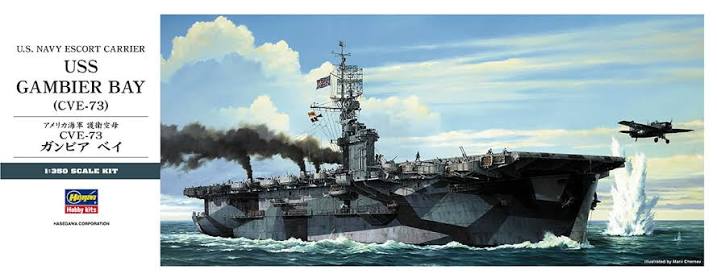 USS Gambier Bay CVE-73 - 1/350 Scale Hasegawa Z27