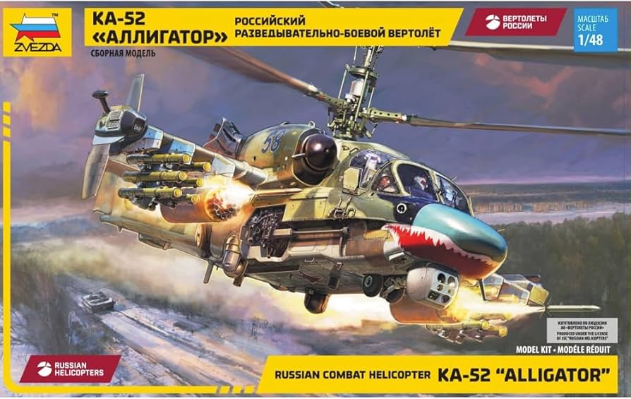 Kamov Ka-52 Hokum B - 1/48 Scale Zvezda 4830
