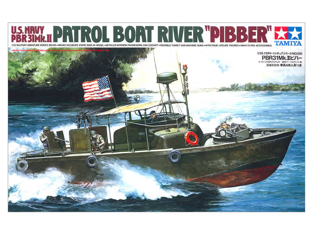 US Navy PBR31 MkII Pibber - 1/35 Scale - Tamiya - TAM35150