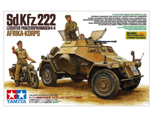 Sd.Kfz.222 North Africa - 1/35 Scale - Tamiya - TAM35286