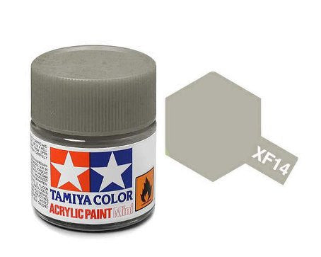 Flat J.N. Grey Acrylic Paint 23ml - Tamiya XF-14