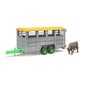 Livestock trailer with 1 cow Bruder Toys BRU02227