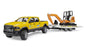 RAM Rental Service with Mini Excavator Bruder Toys BRU02546