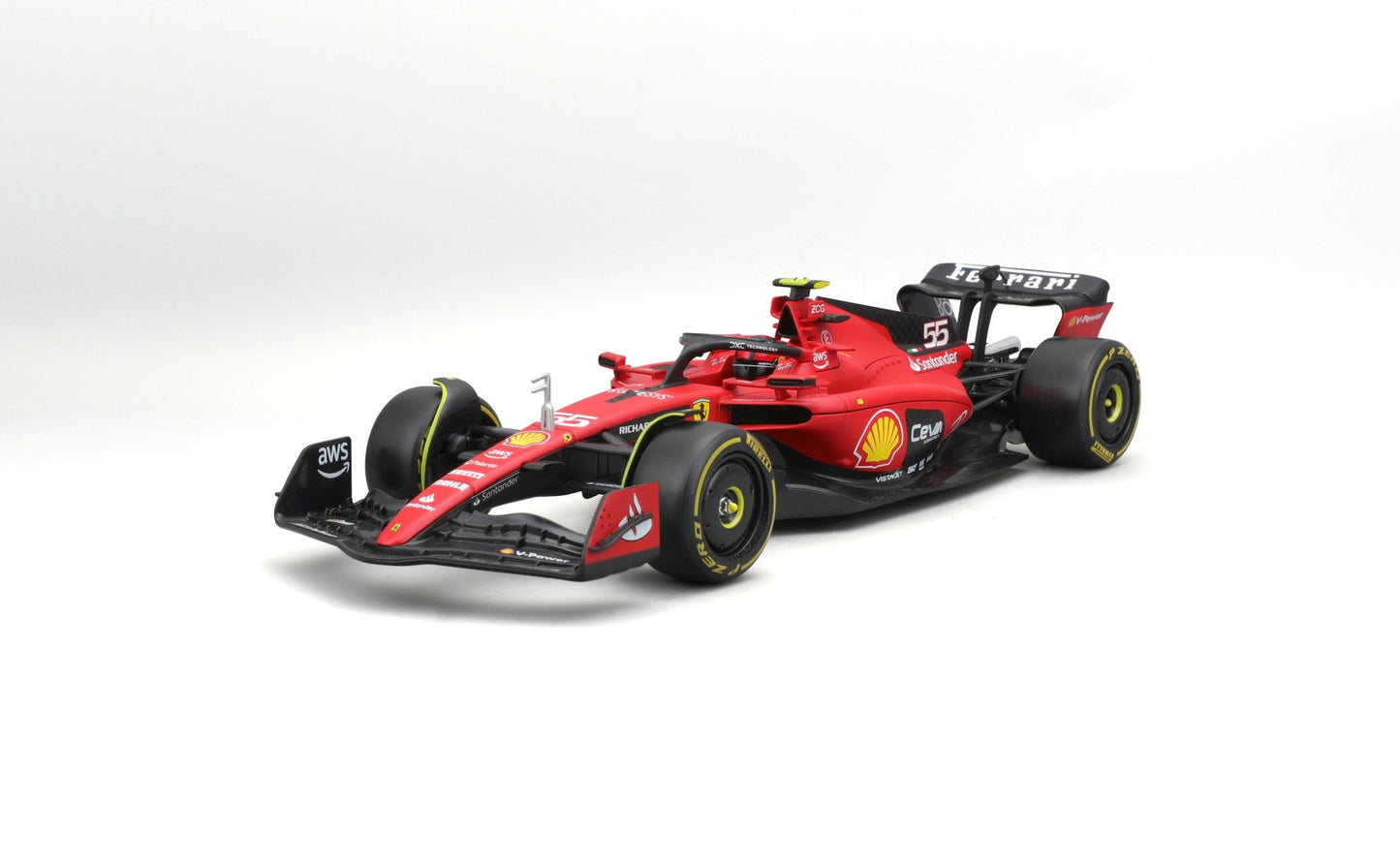 Ferrari F1 SF-23 2023 - #55 Carlos Sainz 1/24 Bburago Bur18-26808S