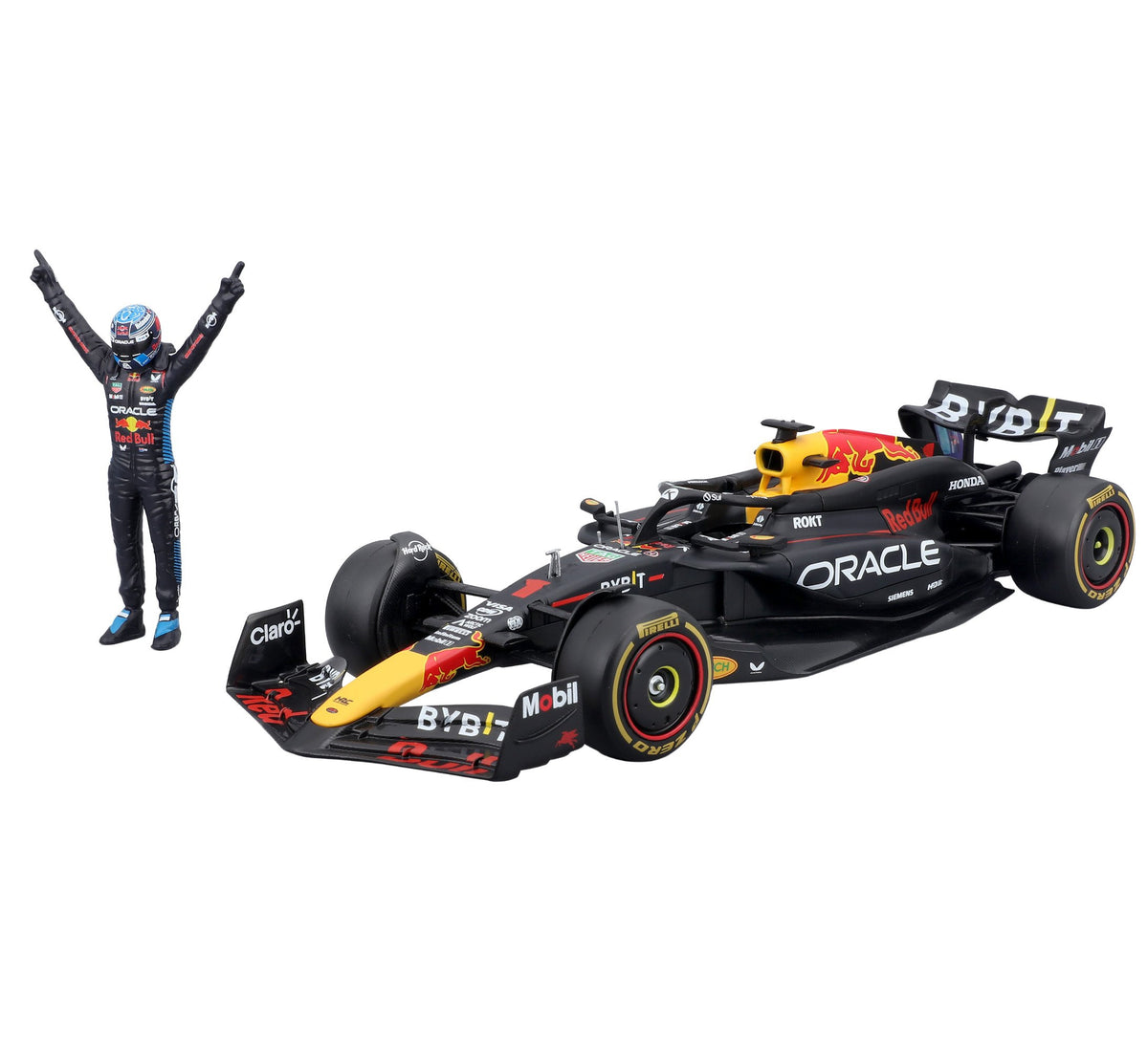 Red Bull F1  RB20 2024 w/Figure # 1 Verstappen - 1/24 Scale - Bburago - BUR18-28060