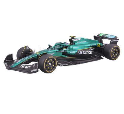 Aston Martin F1 AMR25 2025 Alonso - 1/24 Scale - Bburago - BUR18-28070A