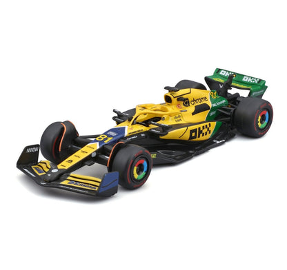 McLaren F1 Deluxe Gift Box (7 Cars+ Stand ) - 1/43 Scale - Bburago - BUR18-38169-25