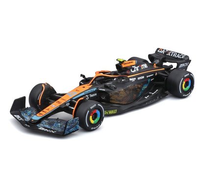 McLaren F1 Deluxe Gift Box (7 Cars+ Stand ) - 1/43 Scale - Bburago - BUR18-38169-25