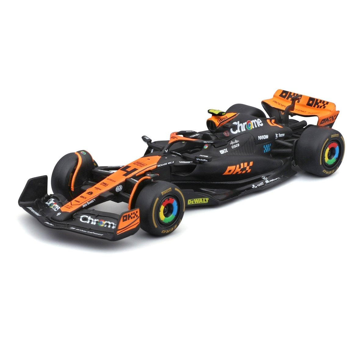 McLaren F1 Deluxe Gift Box (7 Cars+ Stand ) - 1/43 Scale - Bburago - BUR18-38169-25
