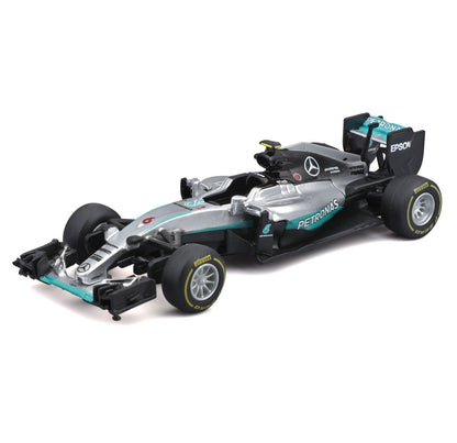 Mercedes F1 Deluxe Gift Box (7 Cars + Stand) 2026 - 1/43 Scale - Bburago - BUR18-38170-25