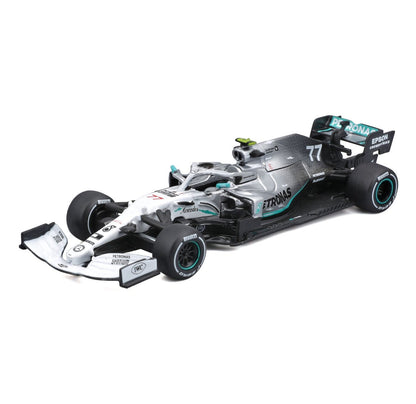 Mercedes F1 Deluxe Gift Box (7 Cars + Stand) 2026 - 1/43 Scale - Bburago - BUR18-38170-25