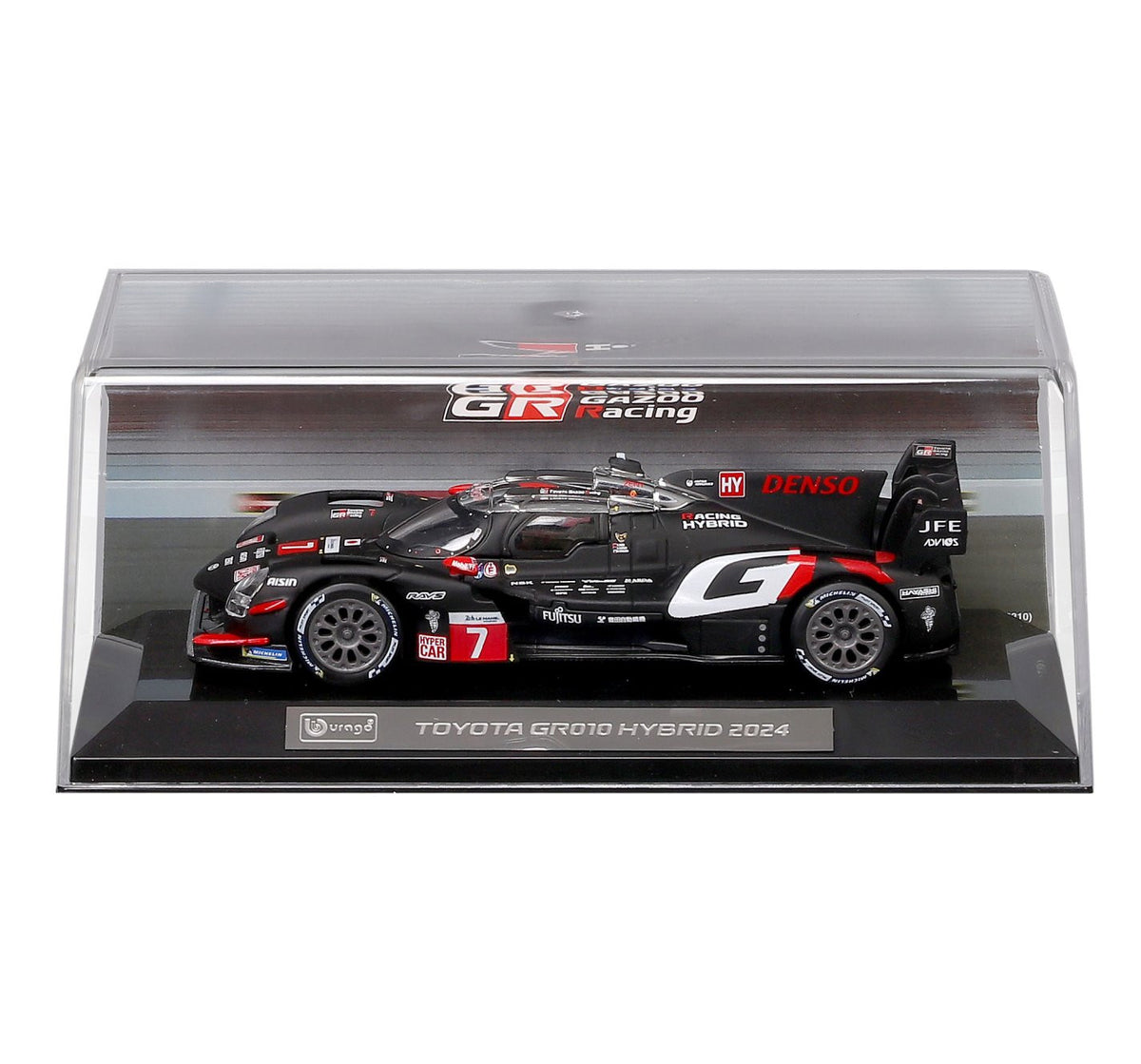 Toyota Gazoo Racing Toyota GR010Hybrid #7 - 1/43 Scale - Bburago - BUR18-38322