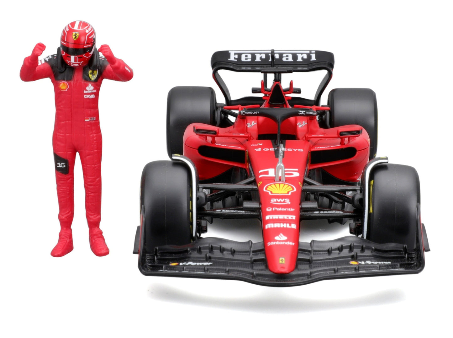 Ferrari F1 SF-23 w/driver - #16 C. Leclerc 1/24 Bburago Bur18-26809