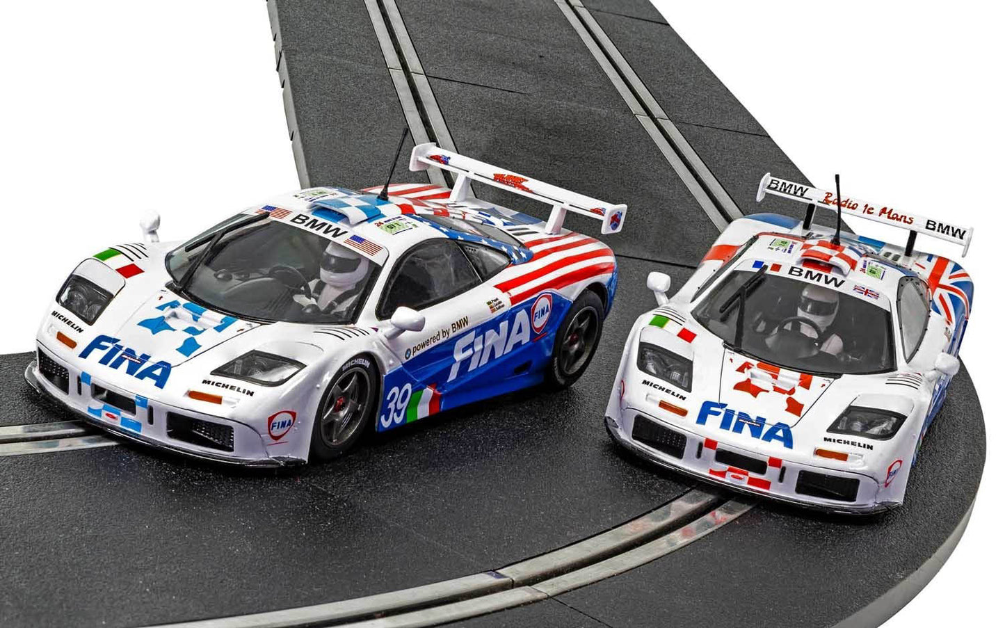 McLaren F1 GTR Fina Twin Pack Le Mans 19 - 1/32 Scale - Scalextric - SCAC4012A