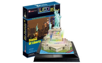 Statue of Liberty (USA) 37pcs & LED Unit CubicFun CFL505H
