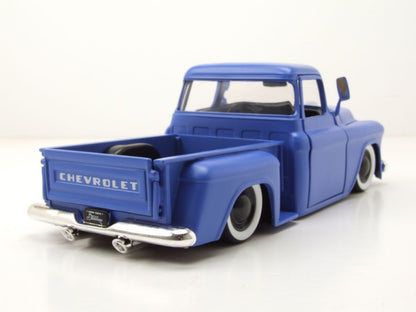 Chev Stepside Pickup Just Trucks Exclusive Blue 1955 - 1/24 Scale - Jada - JAD34295