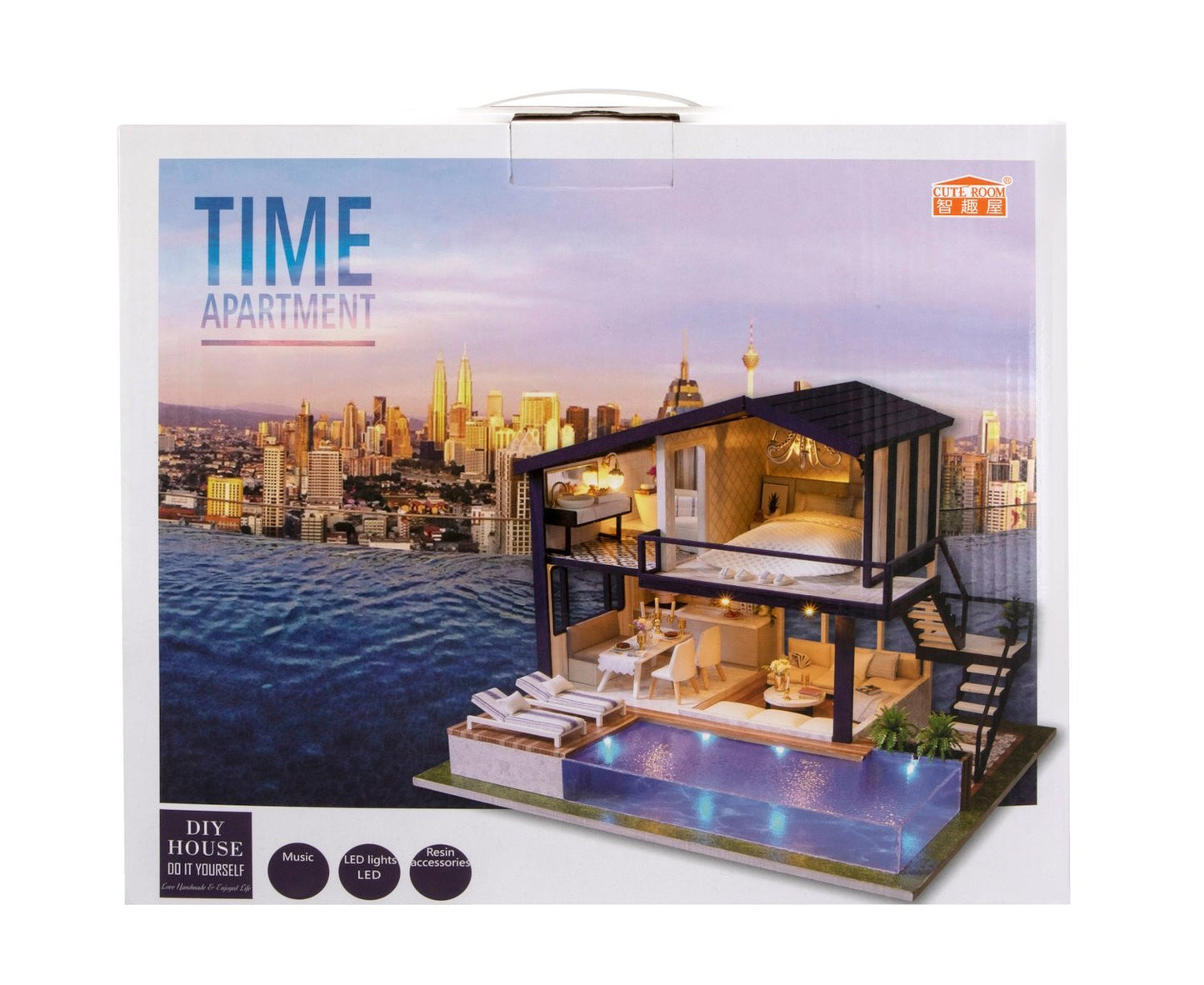 Time Apartment Cute Room Dollhouse CRA-066