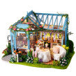 Rose Garden Tea House Cute Room Dollhouse CRA-068